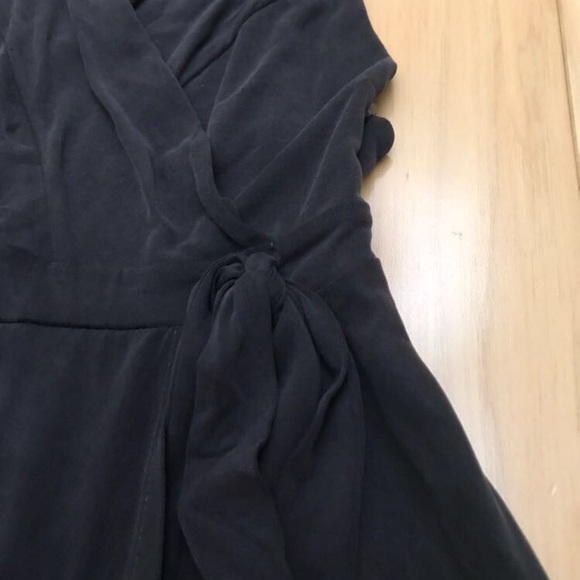 Kimchi Blue Grey Wrap Romper - Picture 3 of 6